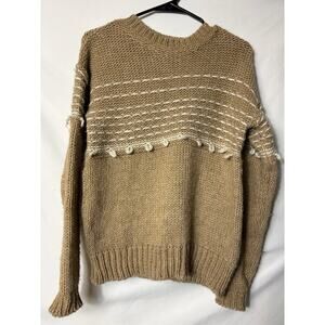 Elsamanda Athropologie Boho Wool Alpaca Blend Sweater